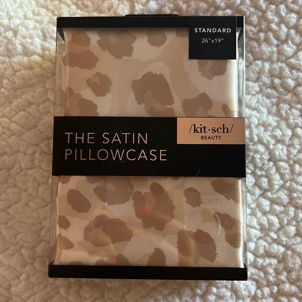 Kitsch Satin Pillowcase- Leopard